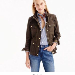 J.crew Utility Jacket in Olive Green